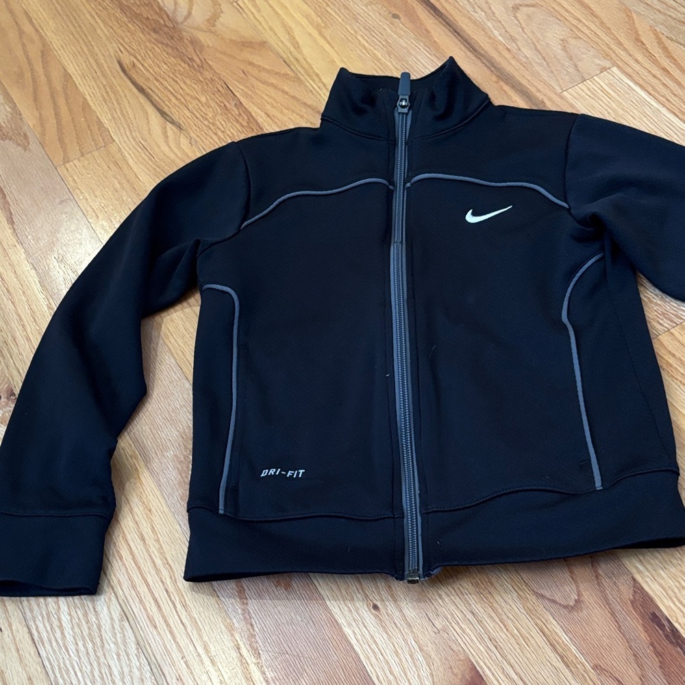 Nike Black Dri-FIT Performance Top with White Logo